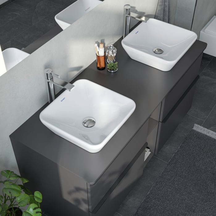 Duravit D-Neo Aufsatzbecken 40 cm, ohne Hahnloch, ohne Überlauf