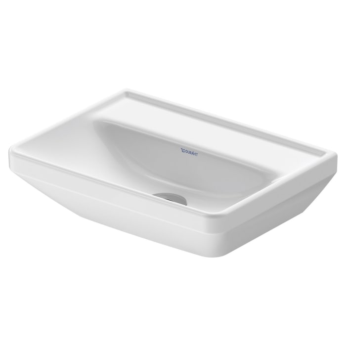 Duravit D-Neo Handwaschbecken 45 cm, ohne Hahnloch, ohne Überlauf