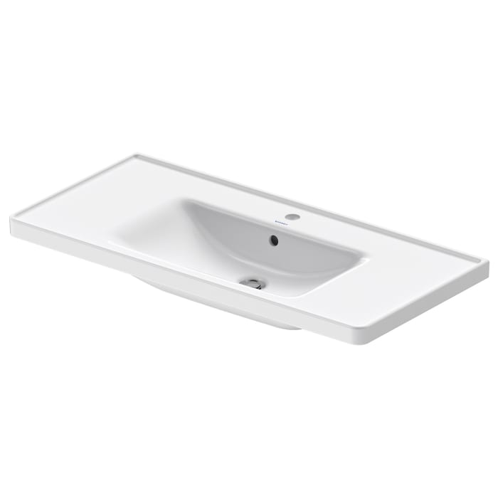 Duravit D-Neo Möbelwaschtisch 100,5 cm, mit 1 Hahnloch und Überlauf