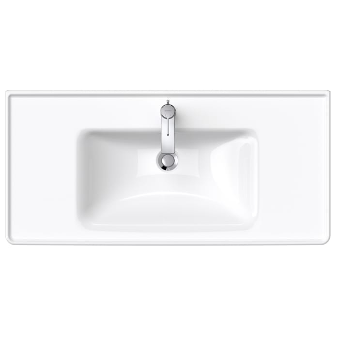 Duravit D-Neo Möbelwaschtisch 100,5 cm, mit 1 Hahnloch und Überlauf