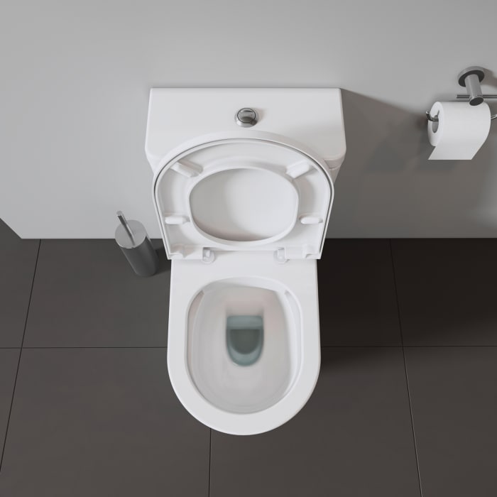 Duravit D-Neo Stand-WC Rimless für Kombination mit Aufsatzspülkasten