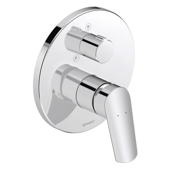 Duravit No. 1 Einhebel-Brausemischer Unterputz mit Umsteller