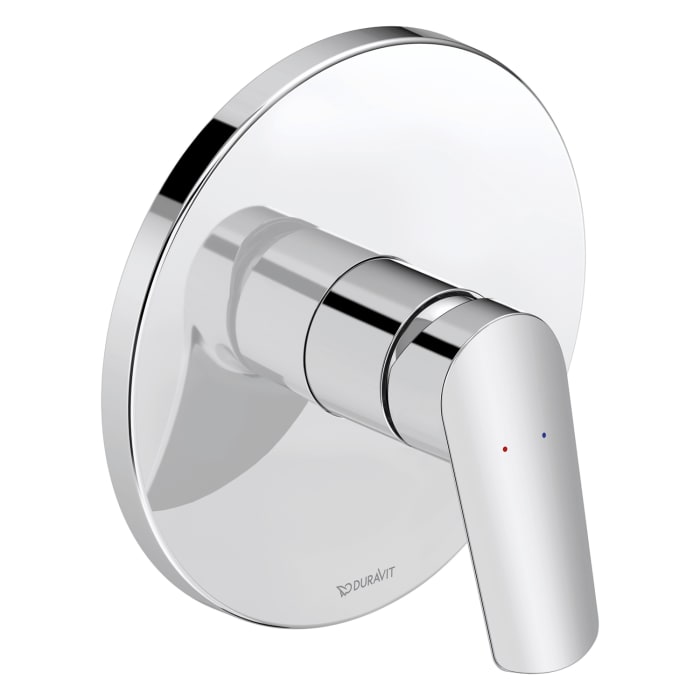 Duravit No. 1 Einhebel-Brausemischer Unterputz ohne Grundkörper, ohne Umsteller