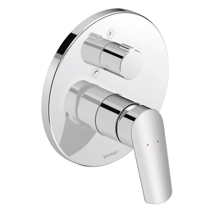 Duravit No. 1 Einhebel-Wannenmischer Unterputz ohne Grundkörper