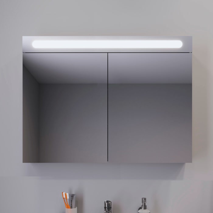 Duravit No. 1 Spiegelschrank 100 x 70 cm, 2 Türen