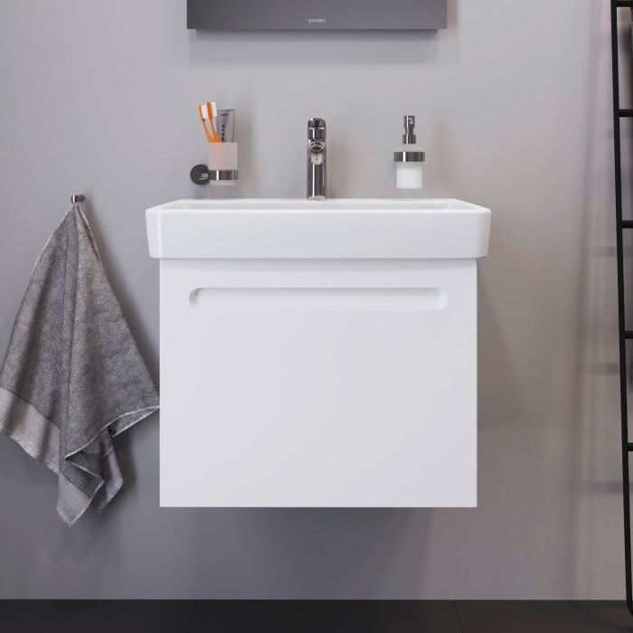 Duravit No. 1 Waschtischunterbau 49 cm, 1 Auszug und 1 Innenauszug