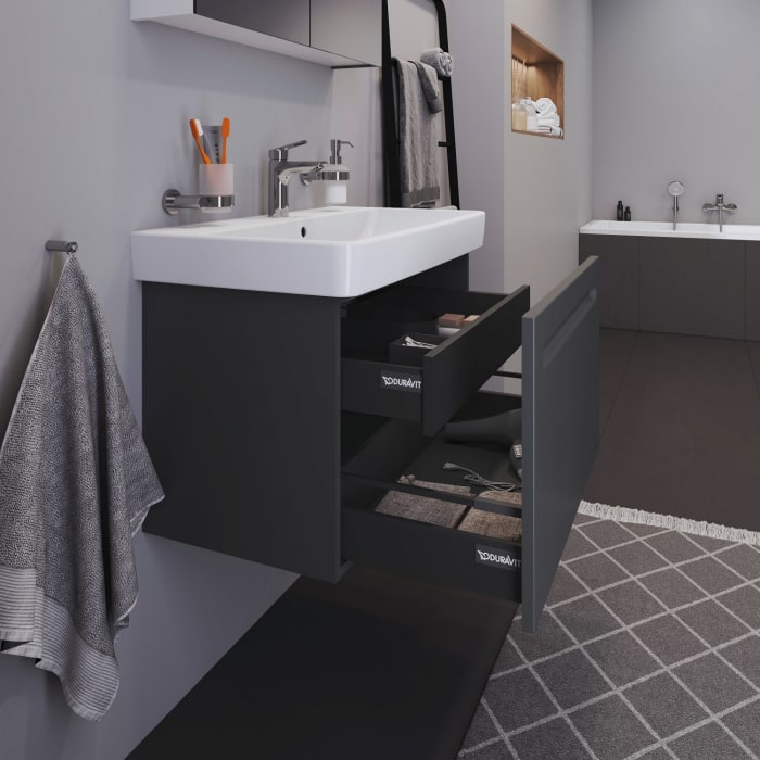 Duravit No. 1 Waschtischunterbau 74 cm, 1 Auszug und 1 Innenauszug