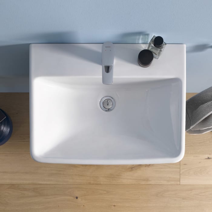 Duravit No. 1 Möbelwaschtisch 65 cm, mit 1 Hahnloch und Überlauf