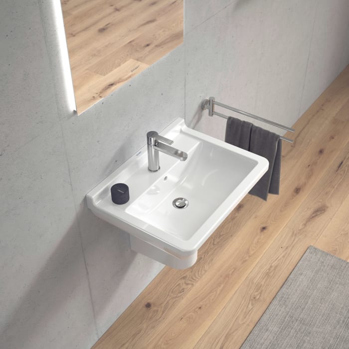 Duravit Starck 3 Waschtisch 60 cm mit 1 Hahnloch