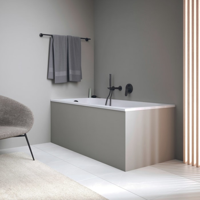 Duravit Qatego Rechteck-Badewanne 150 x 75 cm, Einbauversion