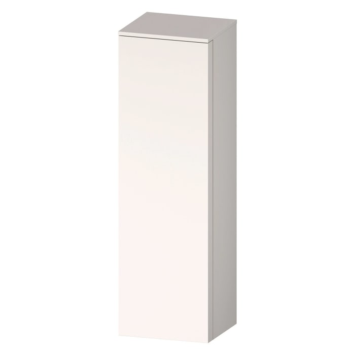 Duravit Qatego Halbhochschrank 40 x 132 cm, 1 Tür Anschlag links