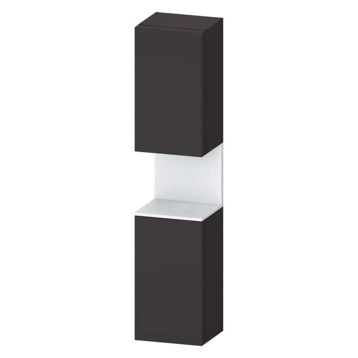 Duravit Qatego Hochschrank 40 x 176 cm, 2 Türen Anschlag links, mit LED Beleuchtung