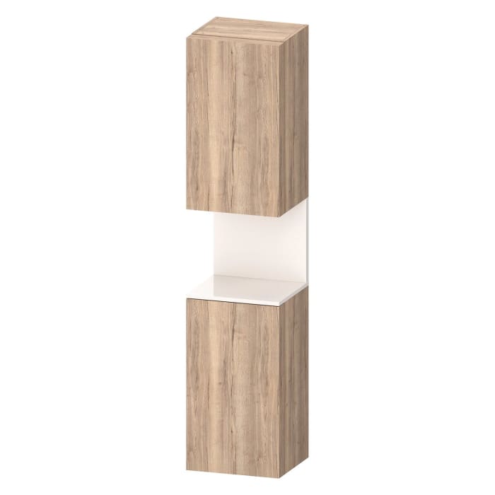 Duravit Qatego Hochschrank 40 x 176 cm, 2 Türen Anschlag links, mit LED Beleuchtung