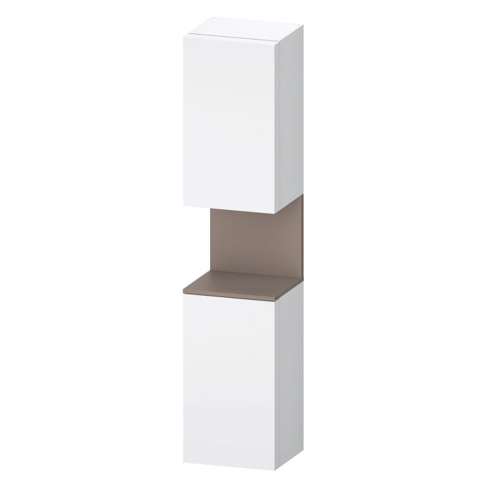 Duravit Qatego Hochschrank 40 x 176 cm, 2 Türen Anschlag links, mit LED Beleuchtung