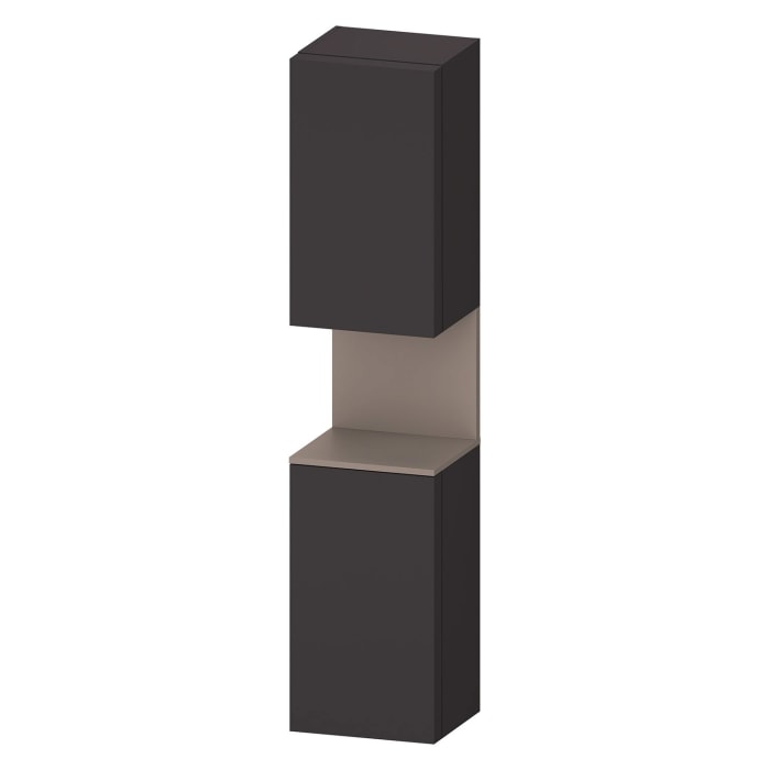 Duravit Qatego Hochschrank 40 x 176 cm, 2 Türen Anschlag links, mit LED Beleuchtung