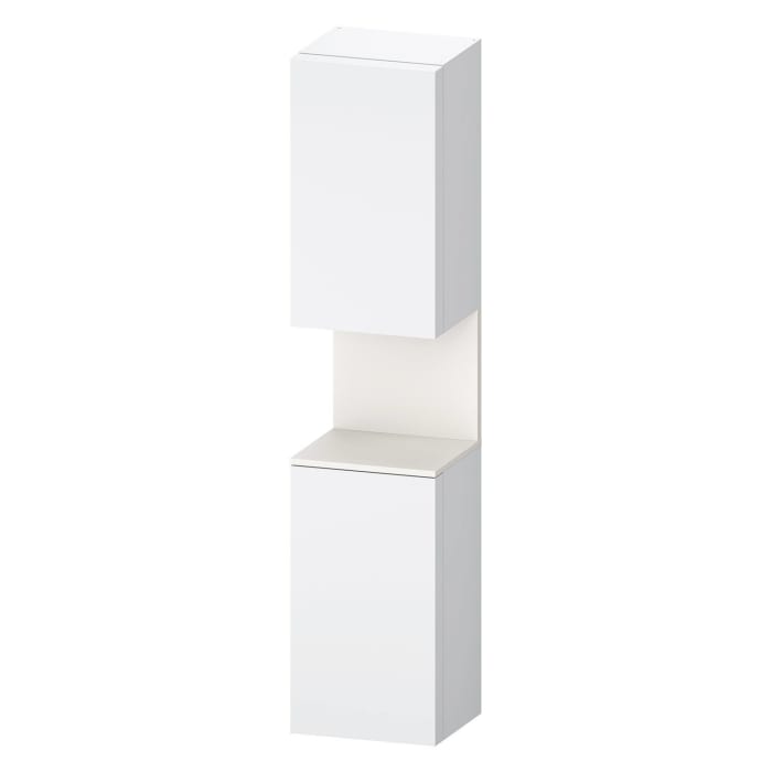 Duravit Qatego Hochschrank 40 x 176 cm, 2 Türen Anschlag links, mit LED Beleuchtung