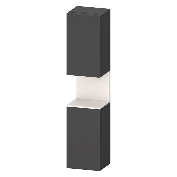 Duravit Qatego Hochschrank 40 x 176 cm, 2 Türen Anschlag links, mit LED Beleuchtung