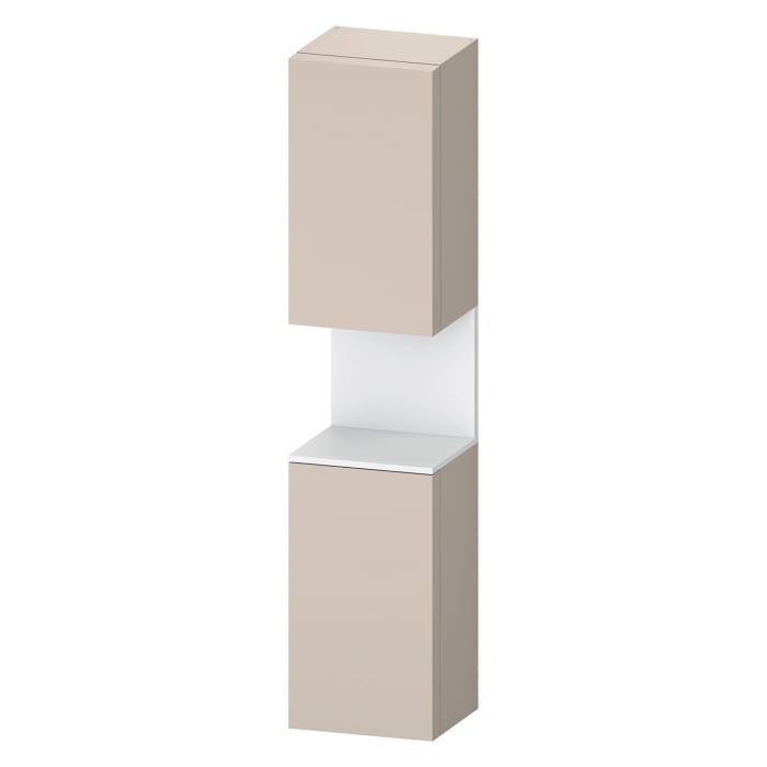 Duravit Qatego Hochschrank 40 x 176 cm, 2 Türen Anschlag rechts, mit LED Beleuchtung