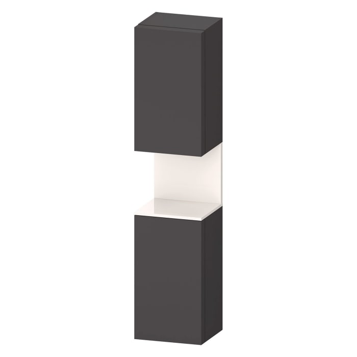 Duravit Qatego Hochschrank 40 x 176 cm, 2 Türen Anschlag rechts, mit LED Beleuchtung