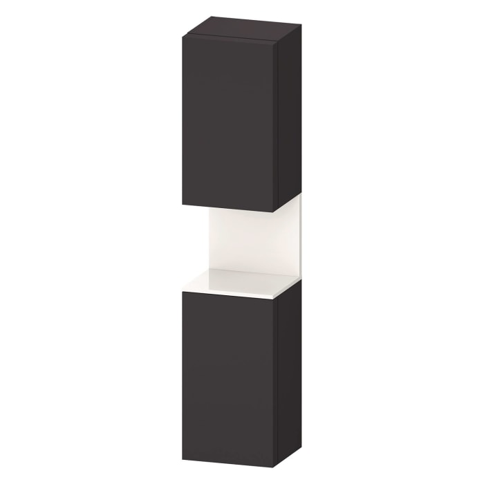 Duravit Qatego Hochschrank 40 x 176 cm, 2 Türen Anschlag rechts, mit LED Beleuchtung