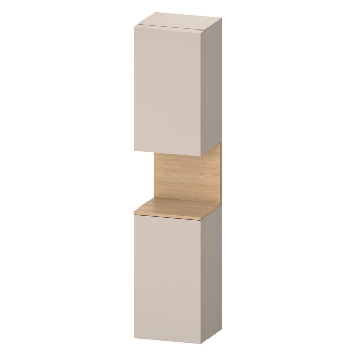 Duravit Qatego Hochschrank 40 x 176 cm, 2 Türen Anschlag rechts, mit LED Beleuchtung