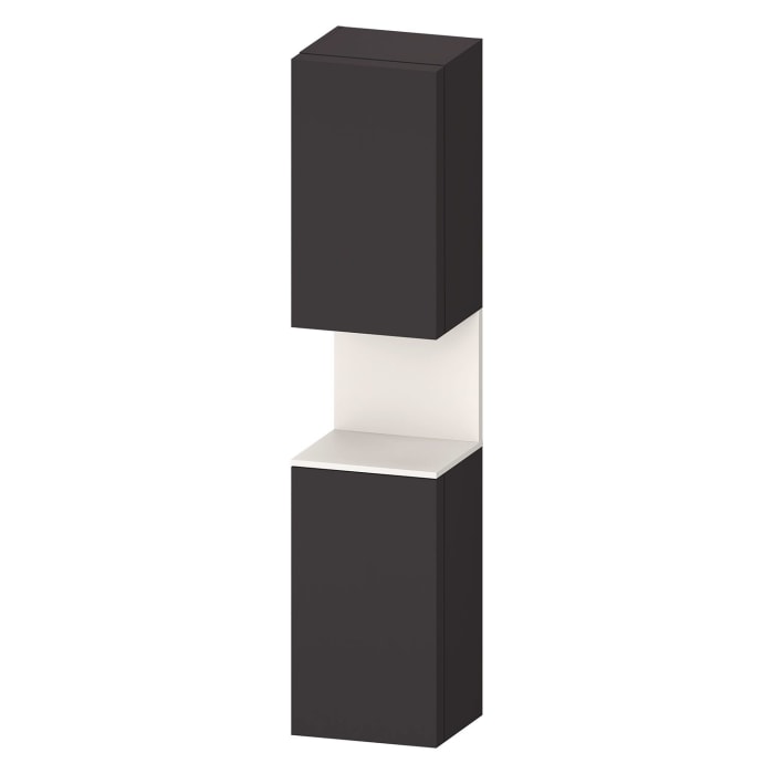 Duravit Qatego Hochschrank 40 x 176 cm, 2 Türen Anschlag rechts, mit LED Beleuchtung