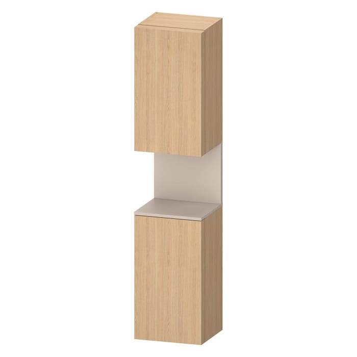 Duravit Qatego Hochschrank 40 x 176 cm, 2 Türen Anschlag rechts, mit LED Beleuchtung