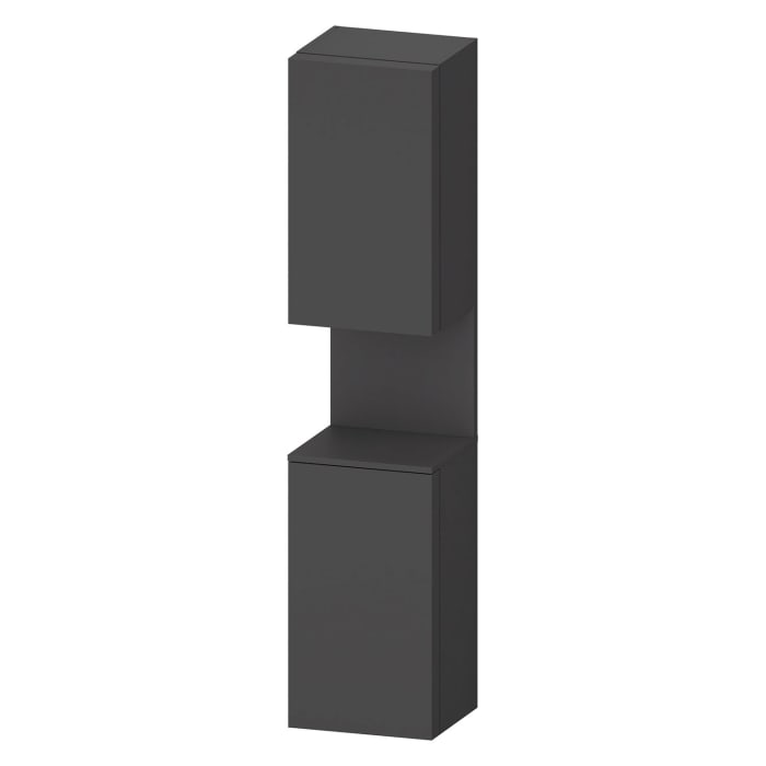 Duravit Qatego Hochschrank 40 x 176 cm, 2 Türen Anschlag links, mit LED Beleuchtung