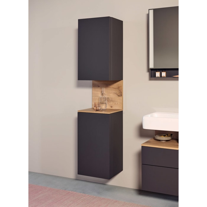 Duravit Qatego Hochschrank 40 x 176 cm, 2 Türen Anschlag links