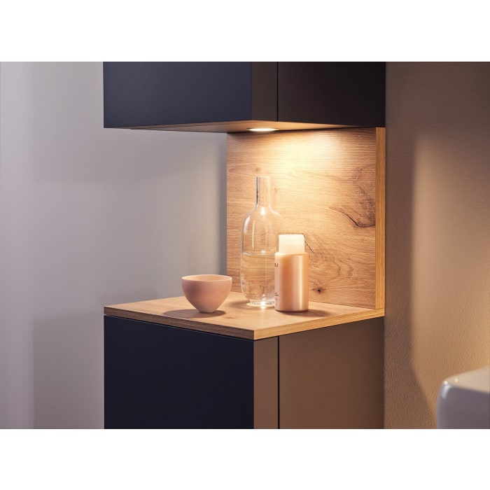 Duravit Qatego Hochschrank 40 x 176 cm, 2 Türen Anschlag links, mit LED Beleuchtung