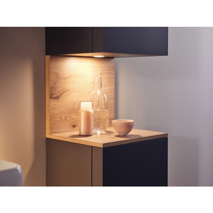 Duravit Qatego Hochschrank 40 x 176 cm, 2 Türen Anschlag rechts, mit LED Beleuchtung