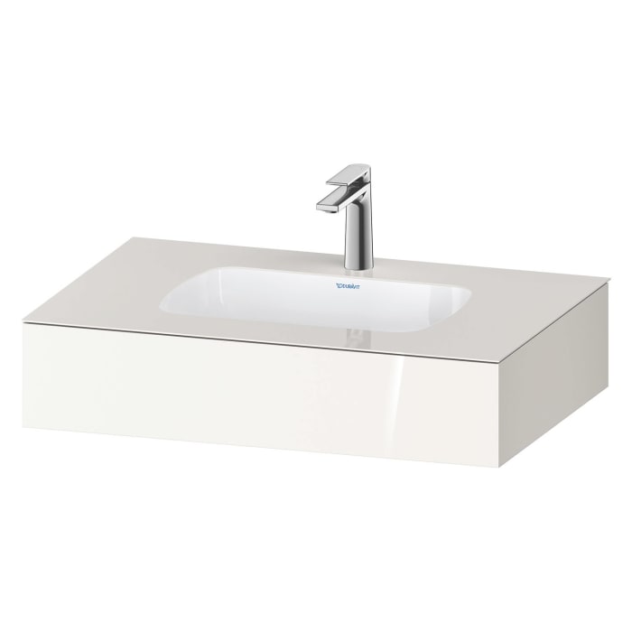 Duravit Qatego Einbauwaschtisch mit Konsole 80 x 55 cm