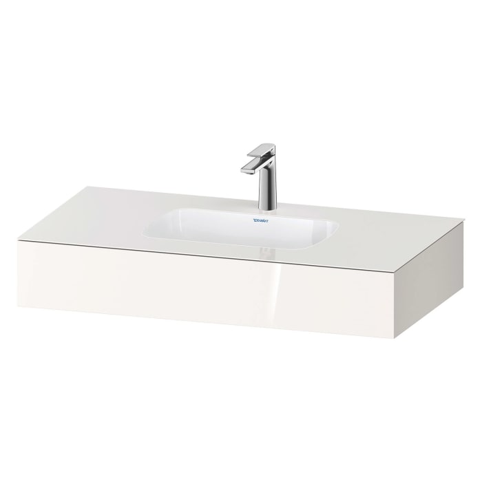 Duravit Qatego Einbauwaschtisch mit Konsole 100 x 55 cm