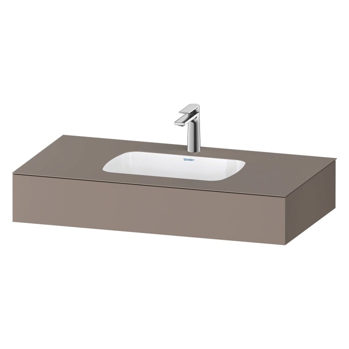 Duravit Qatego Einbauwaschtisch mit Konsole 100 x 55 cm