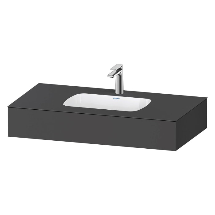 Duravit Qatego Einbauwaschtisch mit Konsole 100 x 55 cm