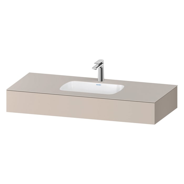 Duravit Qatego Einbauwaschtisch mit Konsole 120 x 55 cm
