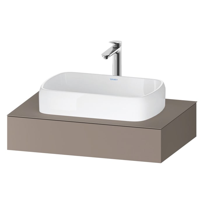 Duravit Qatego Konsolen mit Ausschnitt mittig 80 x 55 cm