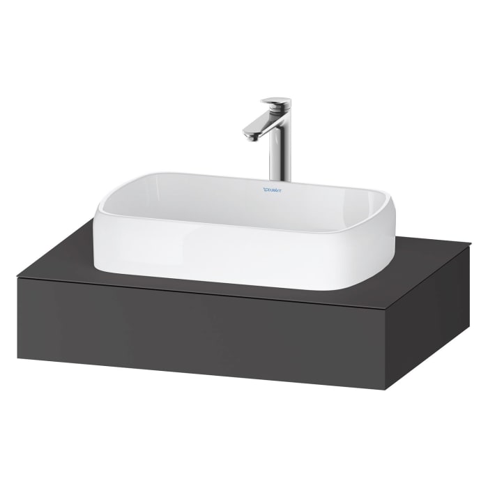 Duravit Qatego Konsolen mit Ausschnitt mittig 80 x 55 cm