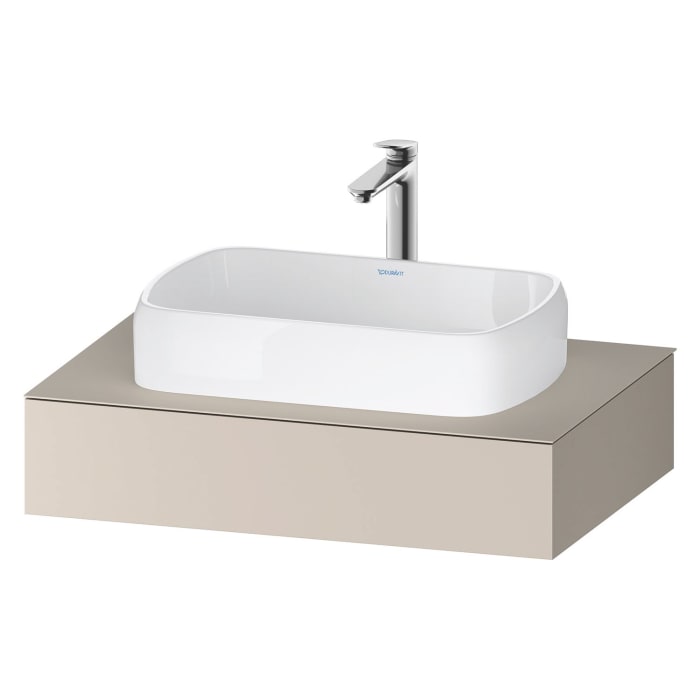 Duravit Qatego Konsolen mit Ausschnitt mittig 80 x 55 cm
