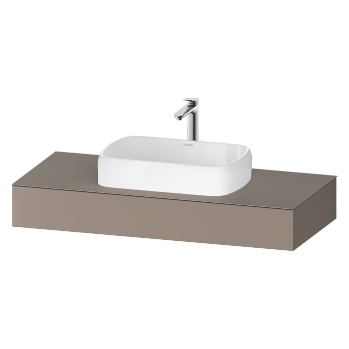 Duravit Qatego Konsolen mit Ausschnitt mittig 120 x 55 cm