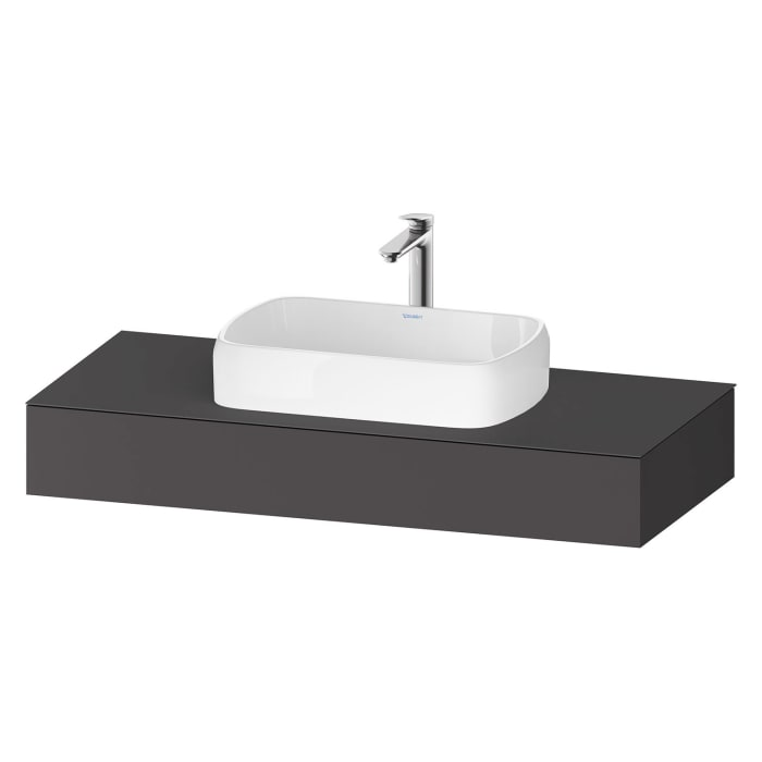 Duravit Qatego Konsolen mit Ausschnitt mittig 120 x 55 cm