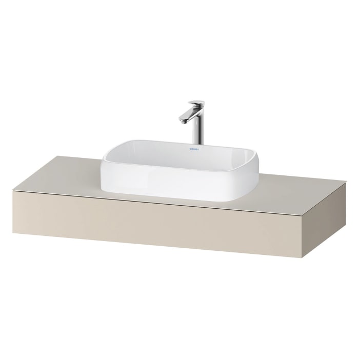 Duravit Qatego Konsolen mit Ausschnitt mittig 120 x 55 cm