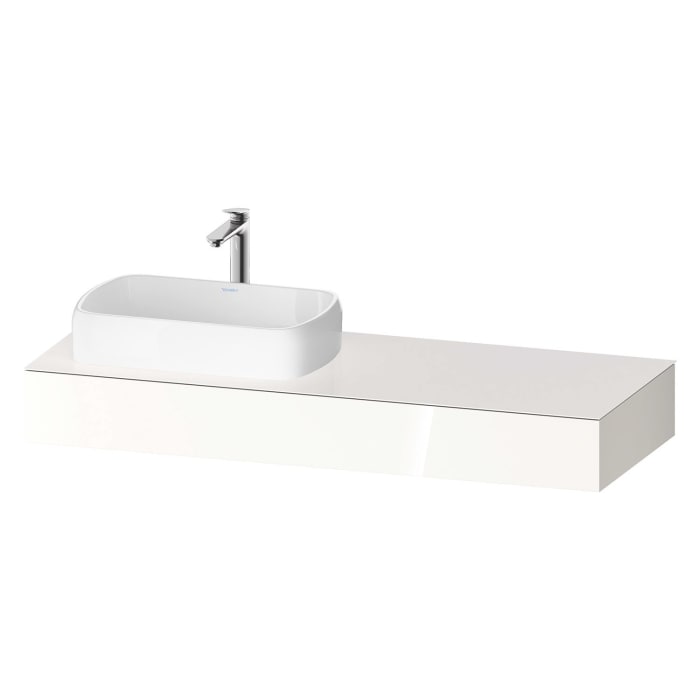 Duravit Qatego Konsolen mit Ausschnitt links 140 x 55 cm