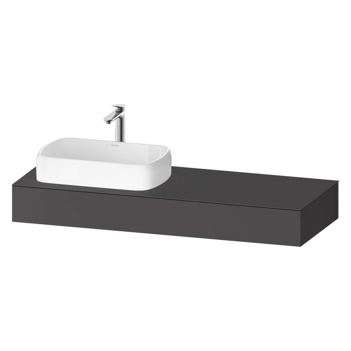 Duravit Qatego Konsolen mit Ausschnitt links 140 x 55 cm