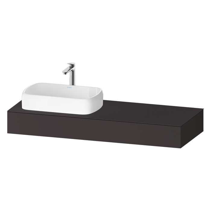 Duravit Qatego Konsolen mit Ausschnitt links 140 x 55 cm