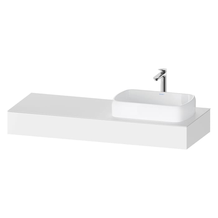 Duravit Qatego Konsolen mit Ausschnitt rechts 140 x 55 cm