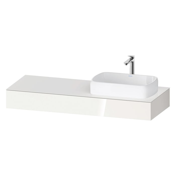 Duravit Qatego Konsolen mit Ausschnitt rechts 140 x 55 cm