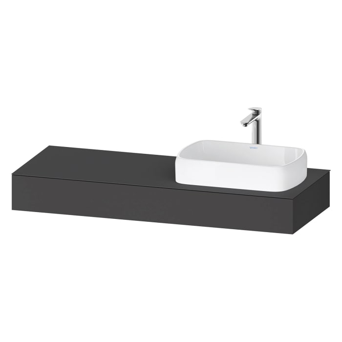 Duravit Qatego Konsolen mit Ausschnitt rechts 140 x 55 cm