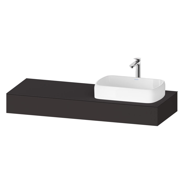 Duravit Qatego Konsolen mit Ausschnitt rechts 140 x 55 cm
