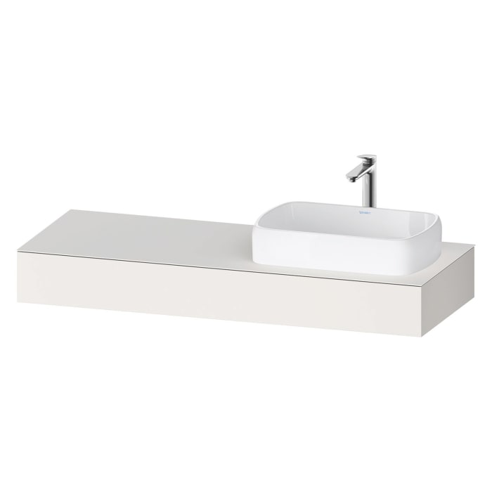 Duravit Qatego Konsolen mit Ausschnitt rechts 140 x 55 cm